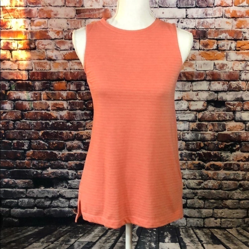 NORTH FACE WOMENS TANK TOP - SZ XS-ORANGE